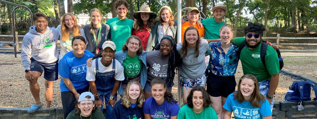 Group Jamestown 4-H Staff Photo